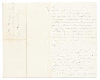 Alcott, Louisa May (1832-1888) Autograph Script for a Performance of Mrs. Jarleys Waxworks.